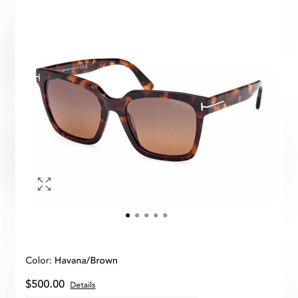 TOM FORD Shelby Tortoise Shell Sunglasses - Picture 7 of 11